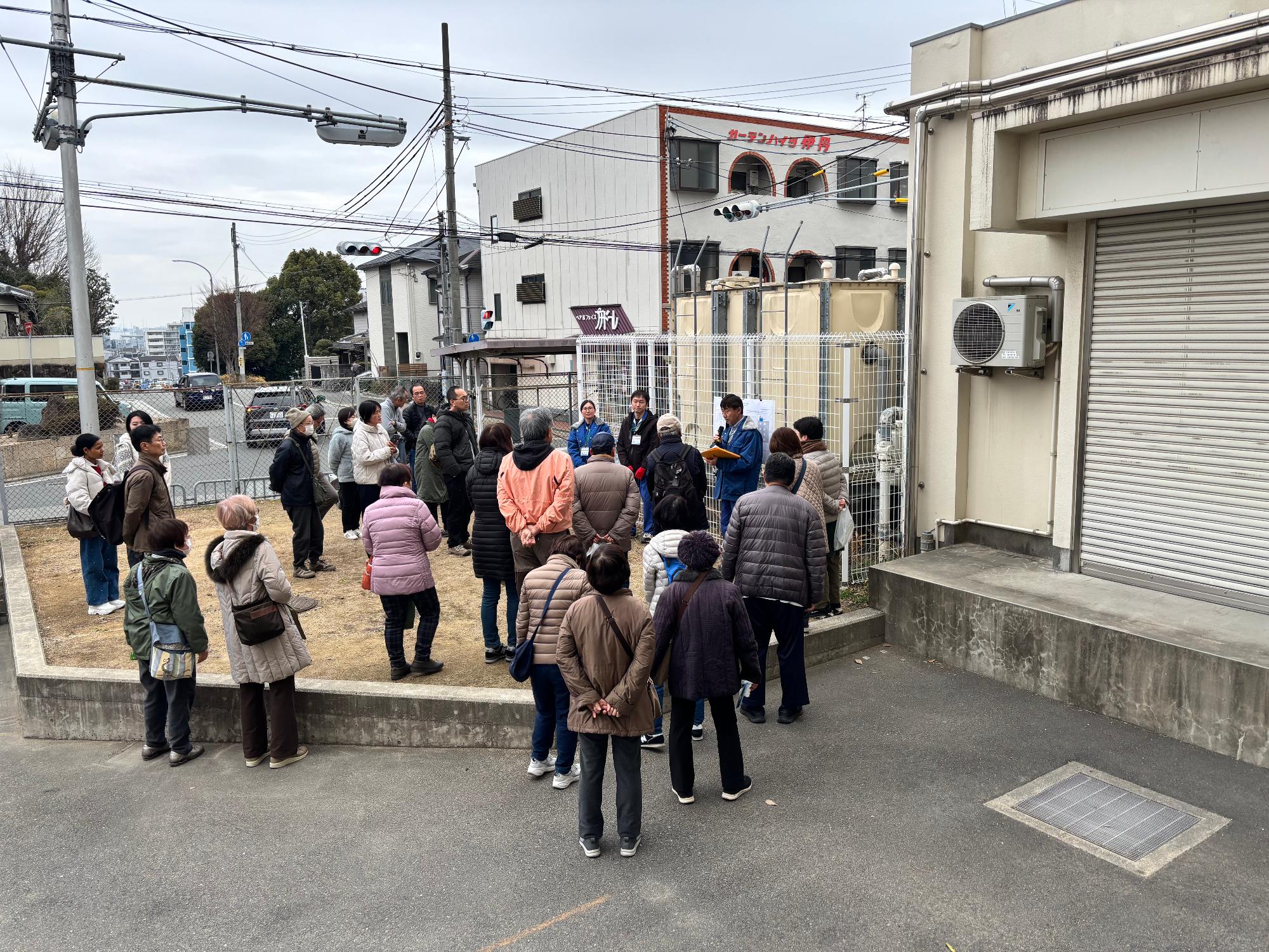 北中学校訓練写真1