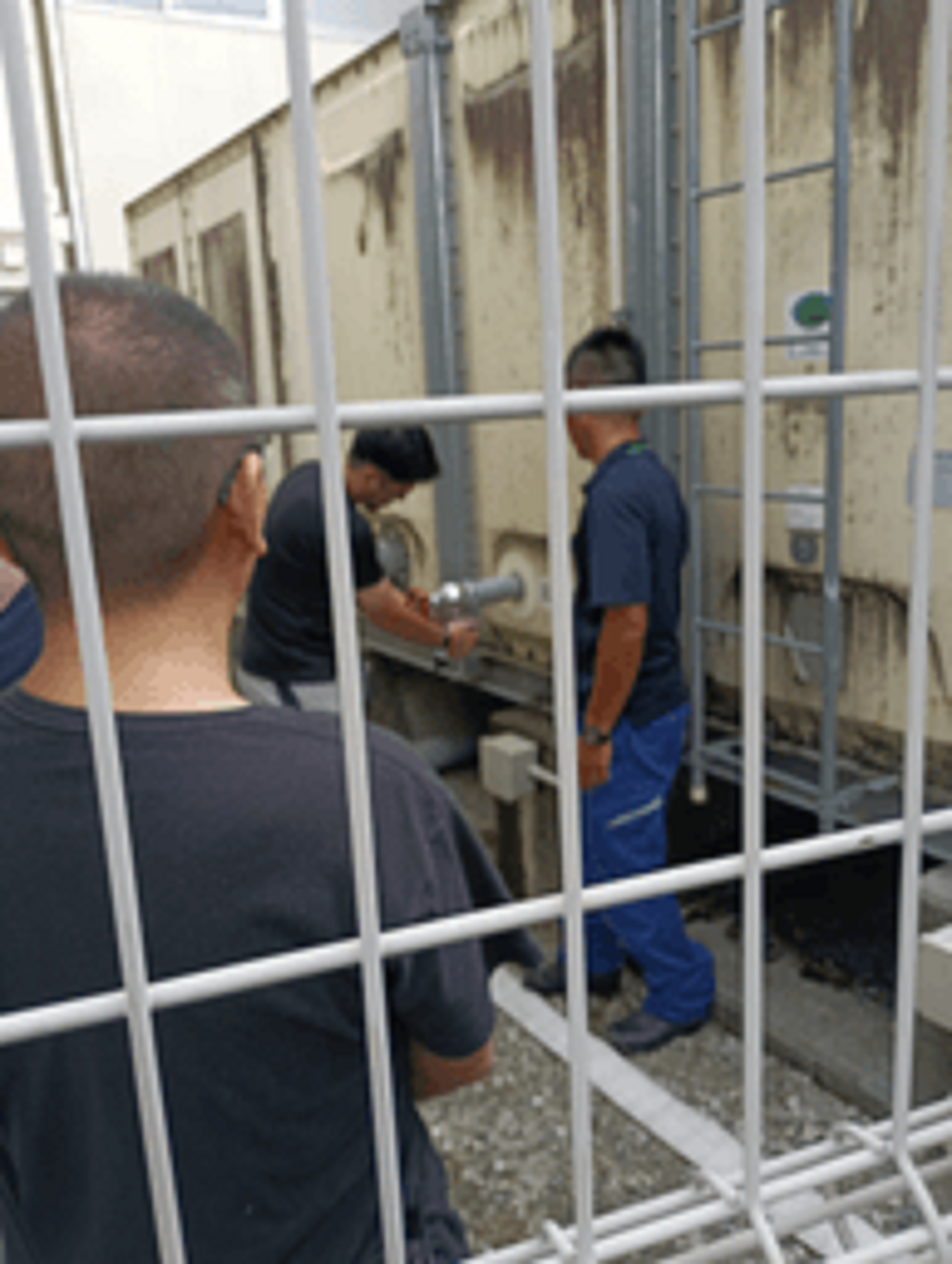 緑丘小学校訓練写真2