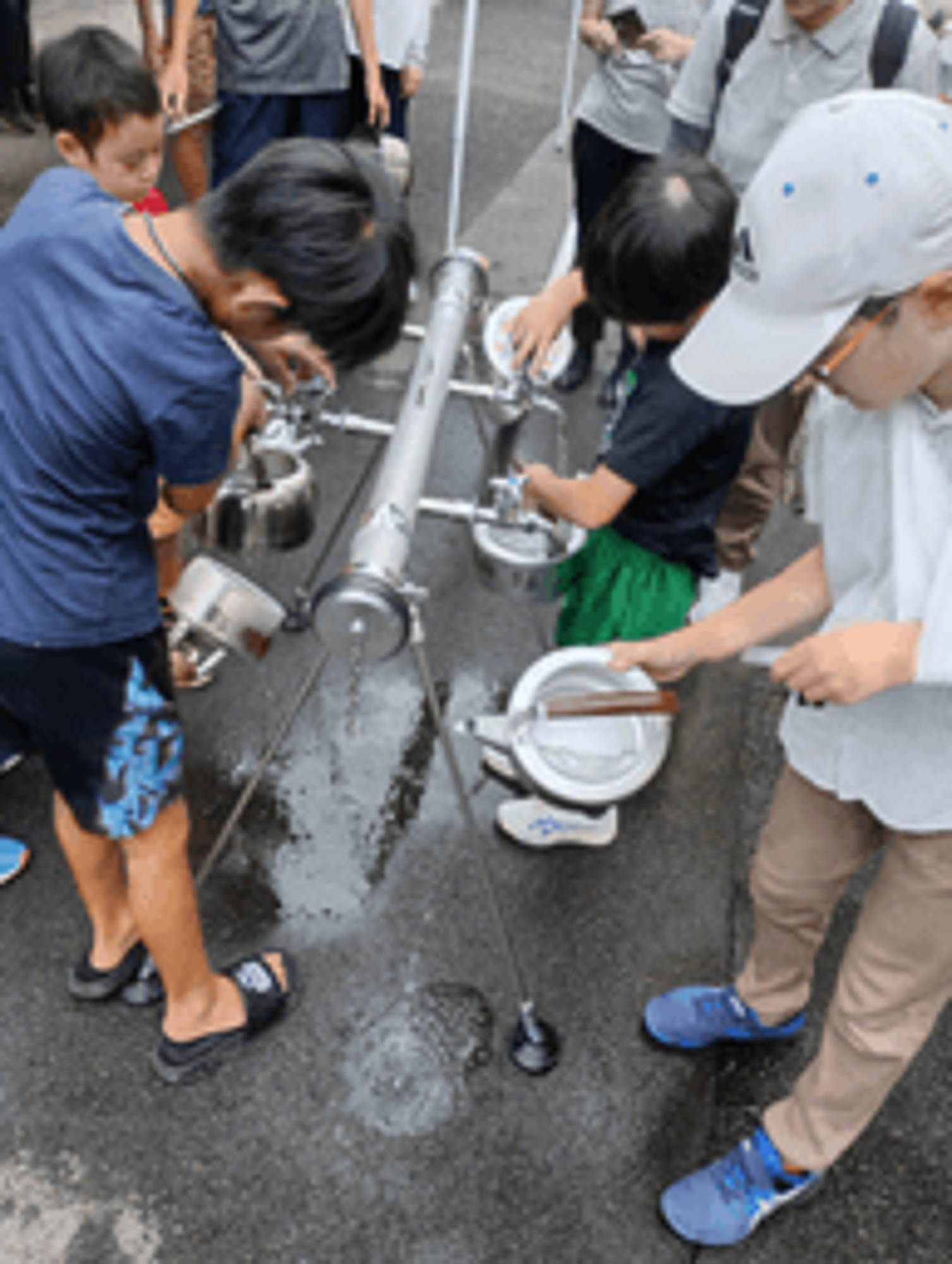 緑丘小学校訓練写真3