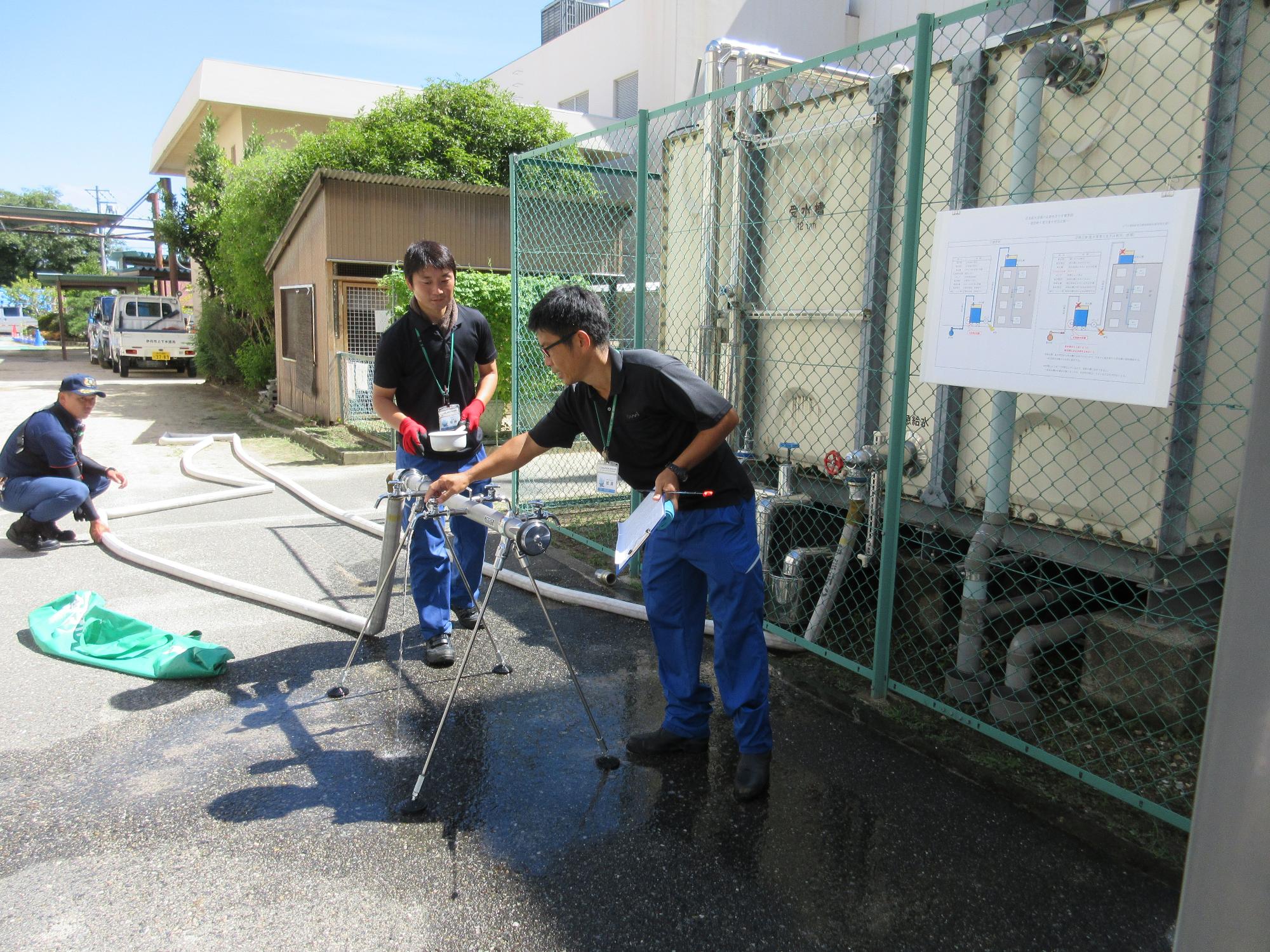 瑞穂小学校訓練写真2