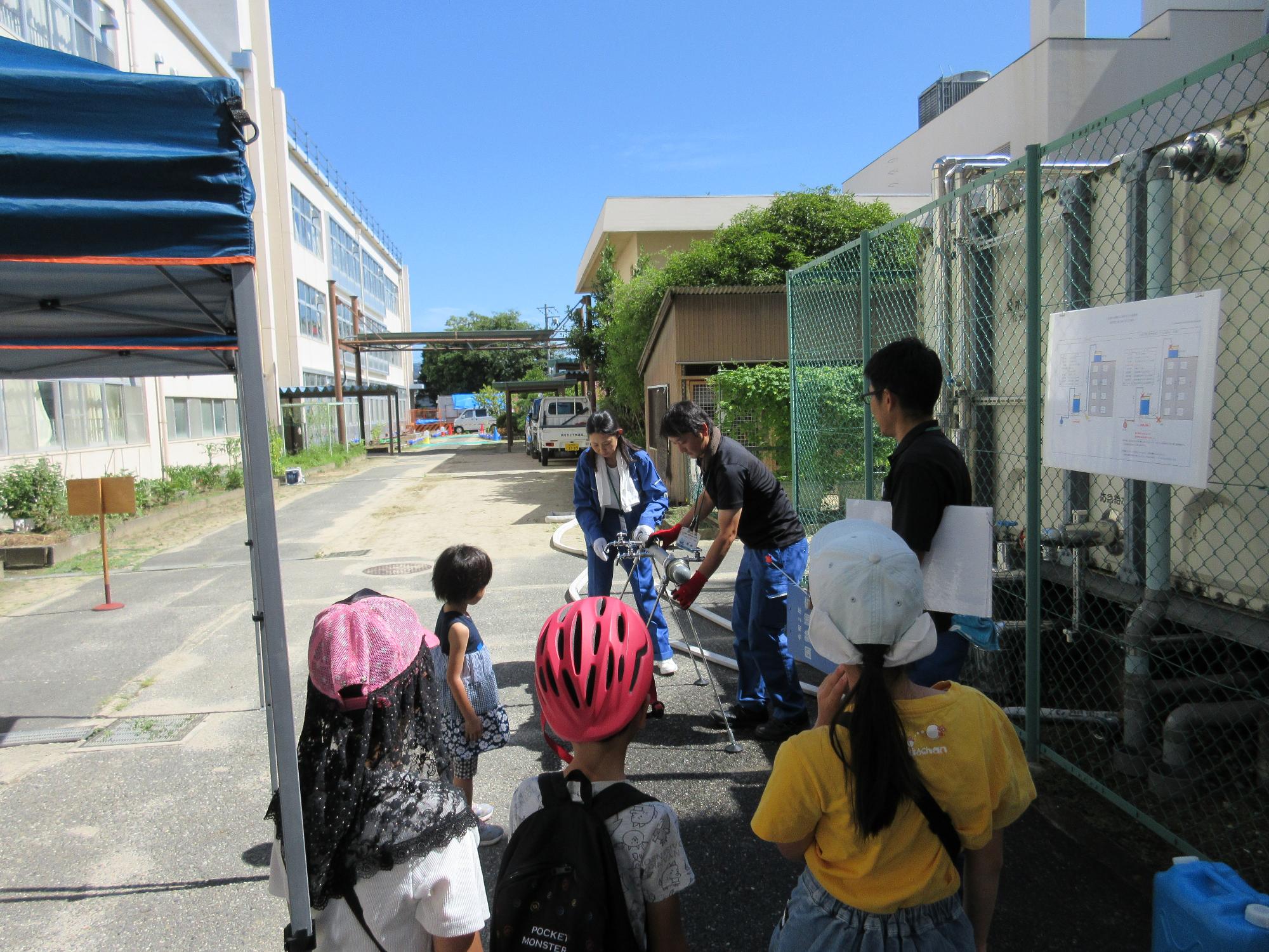 瑞穂小学校訓練写真4