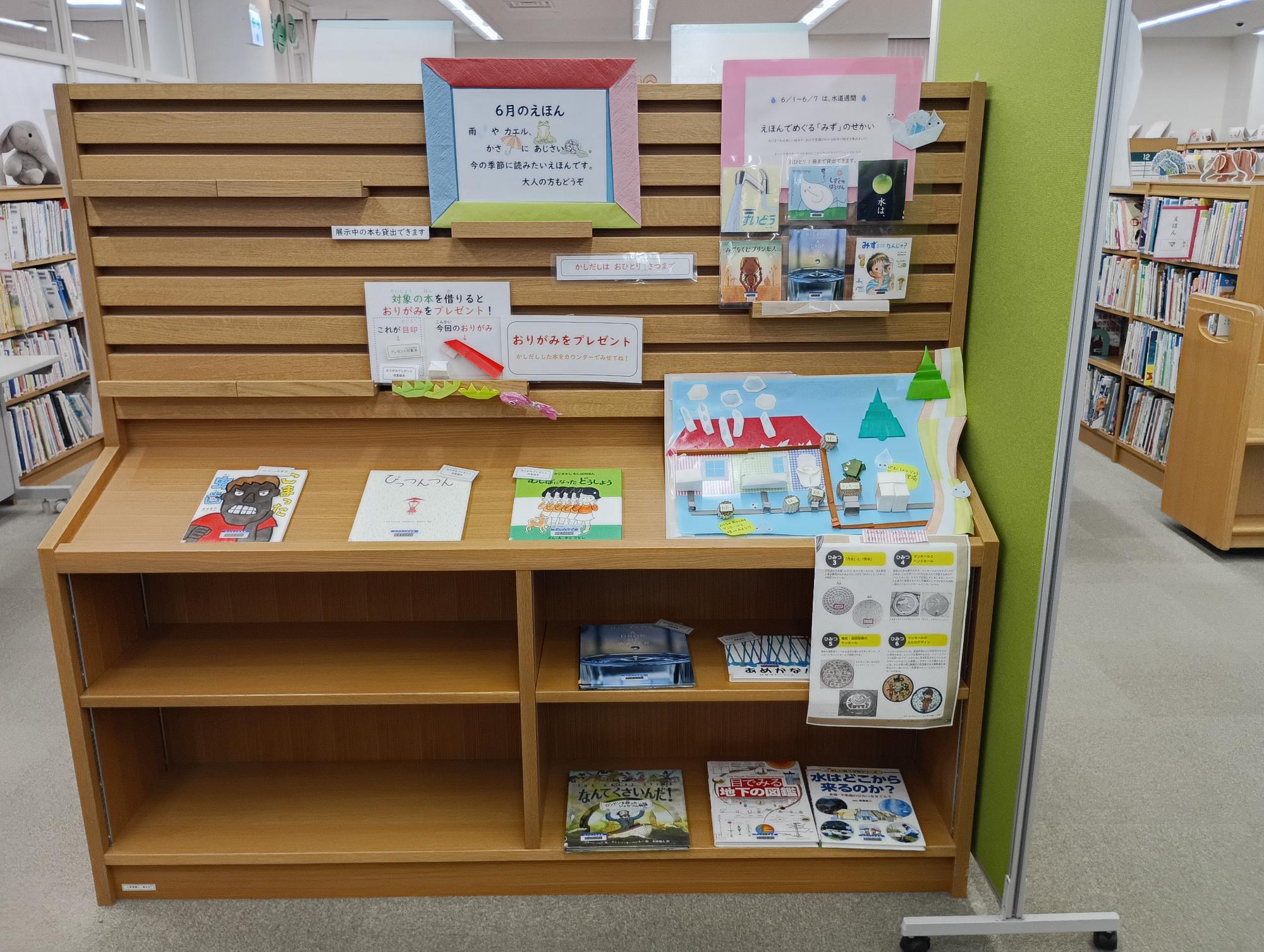 市立図書館南分館展示写真