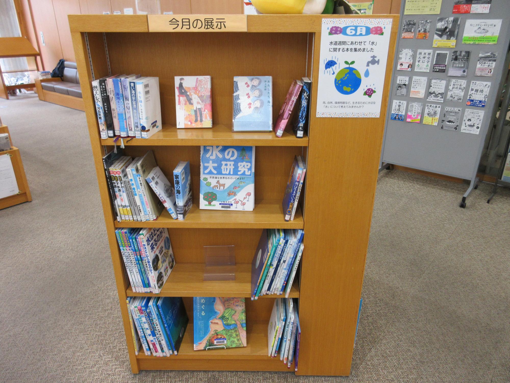 市立図書館北分館展示写真